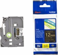 Brother TZE334 P-Touch Feliratozógép szalag 12 mm fekete alapon arany
