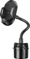 XO C105 Pohártartóba rögzíthető mobiltelefon autós tartó - Fekete
