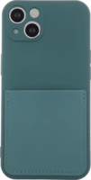 Fusion Card Apple iPhone 14 Szilikon Tok - Zöld