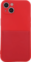 Fusion Card Apple iPhone 14 Pro Max Szilikon Tok - Piros