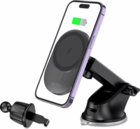 Tech-Protect FN0499 V1 MagSafe Mobiltelefon autós tartó/töltő - Fekete