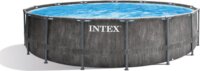 Intex Premium Frame Pool Set Prism Greywood kör medence (457 x 122 cm)