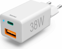Hama FIC E3 USB-A / USB-C Hálózati töltő - Fehér (38W)