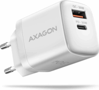 Axagon ACU-PQ30W USB-A / USB-C Hálózati töltő adapter - Fehér (30W)