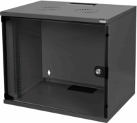 Digitus SOHO 19" Fali rack szekrény 7U 370x540 - Fekete