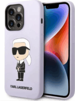 Karl Lagerfeld Liquid Ikonik NFT Apple iPhone 14 Pro Tok - Lila/Mintás