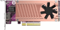 Qnap QM2-2P10G1TB Dual M.2 2280 PCIe SSD + 10GbE bővítőkártya
