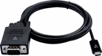 V7 USB-C - VGA Kábel 2m - Fekete