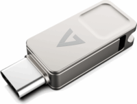 V7 Dual USB-A/USB-C 3.2 128GB Pendrive - Ezüst