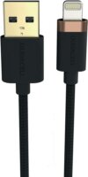 Duracell 7012A USB-A apa - Lightning apa 2.0 Adat és töltő kábel - Fekete (1m)