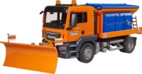 Bruder MAN TGS Téli úttisztító jármű - Narancssárga/kék