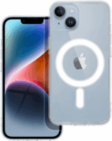 Apple iPhone 14 Magsafe Szilikon Tok - Átlátszó