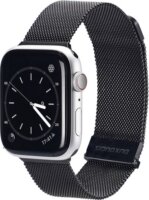Dux Ducis Apple Watch S1/2/3/4/5/6/7/8/SE Milánói Fém szíj 42/44/45 mm - Fekete