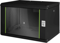 Digitus 19" Fali rack szekrény 7U 600x420mm - Fekete