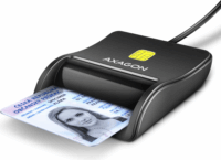 Axagon CRE-SM3N Smart Card Flatreader ID card kártyaolvasó