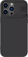 Nillkin CamShield Silky Apple iPhone 14 Pro Szilikon Tok - Fekete