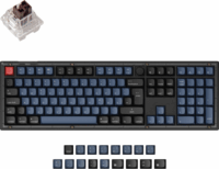 Keychron V6 (K Pro Brown Switch) Vezetékes Mechanikus Gaming Billentyűzet - Német