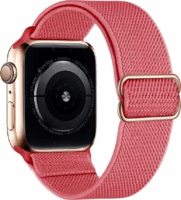 Phoner Dew Apple Watch S1/S2/S3/S4/S5/S6/S7/S8/S9/SE Csatos fonott Szövet Szíj 38/40/41mm - Rózsaszín