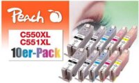 Peach (Canon PGI-550XL / CLI-551XL) Tintapatron Multipack 10db