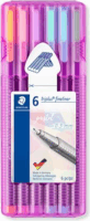Staedtler Triplus 334 Tűfilc készlet - Vegyes színek (6 db / csomag)