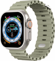 Phoner River Apple Watch S4/S5/S6/S7/S8/S9/SE/Ultra Lyukacsos Szilikon Szíj 42/44/45/49mm - Keki