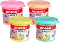 Kores Magic Clay Levegőre száradó gyurma 4x40g - Vegyes pasztell szín