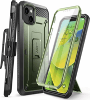 Supcase Unicorn Beetle Pro Apple iPhone 14 Plus Szilikon Tok - Sötétzöld/Fekete