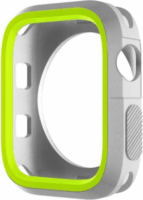 Phoner Twin Apple Watch 7/8 Tok - Ezüst/Zöld (45mm)