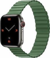 Phoner Rever Apple Watch S1/2/3/4/5/6/7/8/SE Mágneses Szilikon szíj 41/40/38mm S/M - Zöld