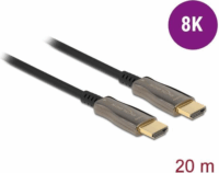 Delock Aktív Optikai HDMI 2.1 - HDMI 2.1 Kábel 20m - Fekete