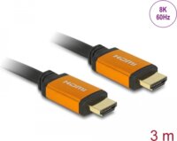 Delock 86987 HDMI - HDMI 2.1 Kábel 3m - Fekete
