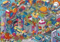 Trefl Eye Spy Imaginary cities New York - 1000 darabos puzzle