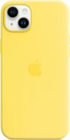 Apple MagSafe-rögzítésű iPhone 14 Plus Gyári Szilikontok - Kanári Sárga