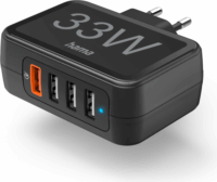 Hama 201629 FIC 4x USB-A Hálózati töltő - Fekete (33W)