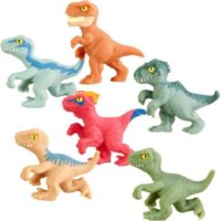 Goo Jit Zu: Jurassic World nyújtható mini akciófigura szett - 6 db-os