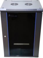 Extralink 19" Fali rack szekrény 15U 600x600mm - Fekete