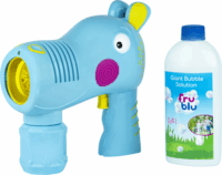 FruBlu Víziló alakú tartályos buboréklövő gép folyadékkal 400ml