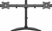 Multibrackets M Basic 15"-27" LCD TV/Monitor asztali tartó kar - Fekete (2 Kijelző)