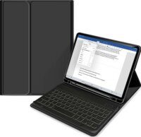 Haffner FN0374 Apple iPad 10.2" Billentyűzetes Tok - Fekete (Eng)