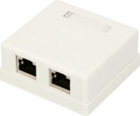 ExtraLink EX.9649 2x RJ45 CAT5e Fali csatlakozó doboz