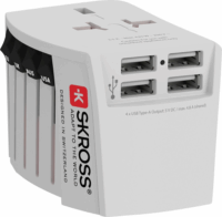 Skross MUV USB (4xA) Utazó adapter