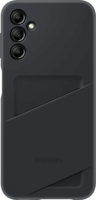 Samsung Galaxy A14 5G kártyatartós Szilikon Tok - Fekete