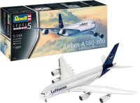 Revell Airbus A380-800 Lufthansa New Livery repülőgép műanyag modell (1:144)
