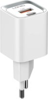 Ldnio A2318C MICRO USB-C / USB-A Hálózati töltő + Micro USB kábel - Fehér (20W)