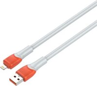 Ldnio LS602 USB-A apa - Lightning apa 2.0 Adat és töltő kábel - Fehér (2m)
