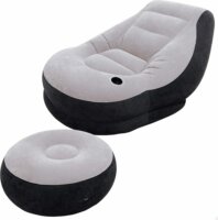 Intex 68564 Ultra Lounge felfújható Kemping fotel lábtartóval