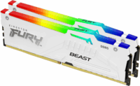 Kingston 32GB / 5600 Fury Beast RGB White (Intel XMP) DDR5 RAM KIT (2x16GB)