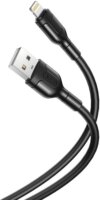 XO NB212 USB-A apa - Lightning apa 2.0 Adat és töltő kábel - Fekete (1m)