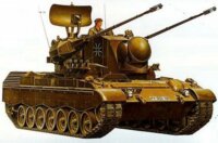 Tamiya Gepard légvédelmi jármű műanyag összeépíthető makett (1:35)