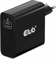Club3D USB-C Hálózati töltő - Fekete (140W)